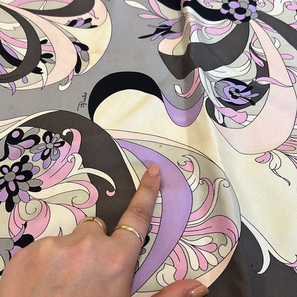 Emilio Pucci Firenze Silk Scarf - Picture 4 of 6